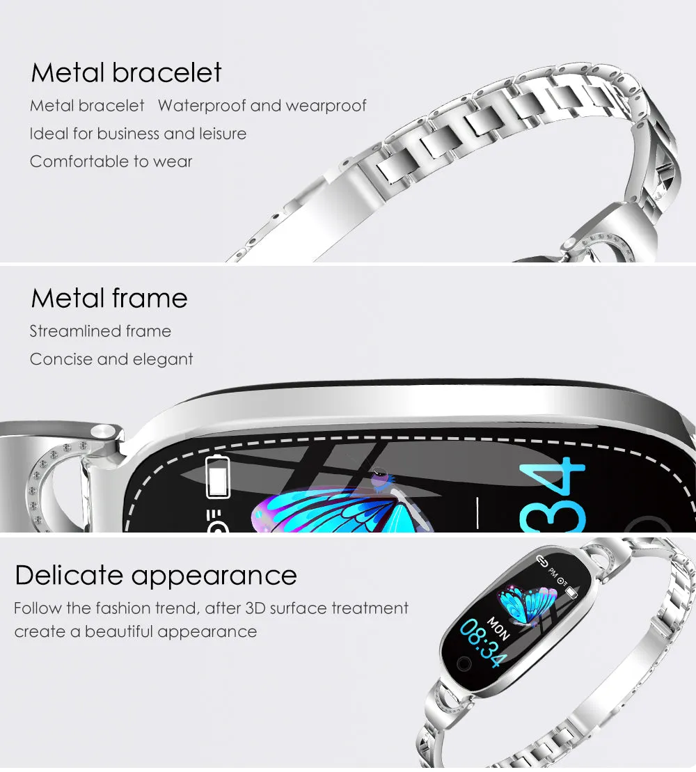 F18 Fashion Smart Women Metal Strap Bracelet