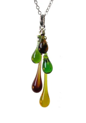 Fall Colors Cascade Necklace