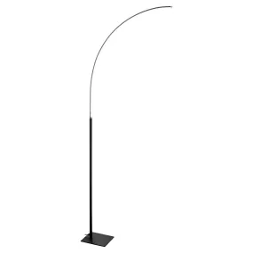 Febland LED Floor lamp, Metal, Black