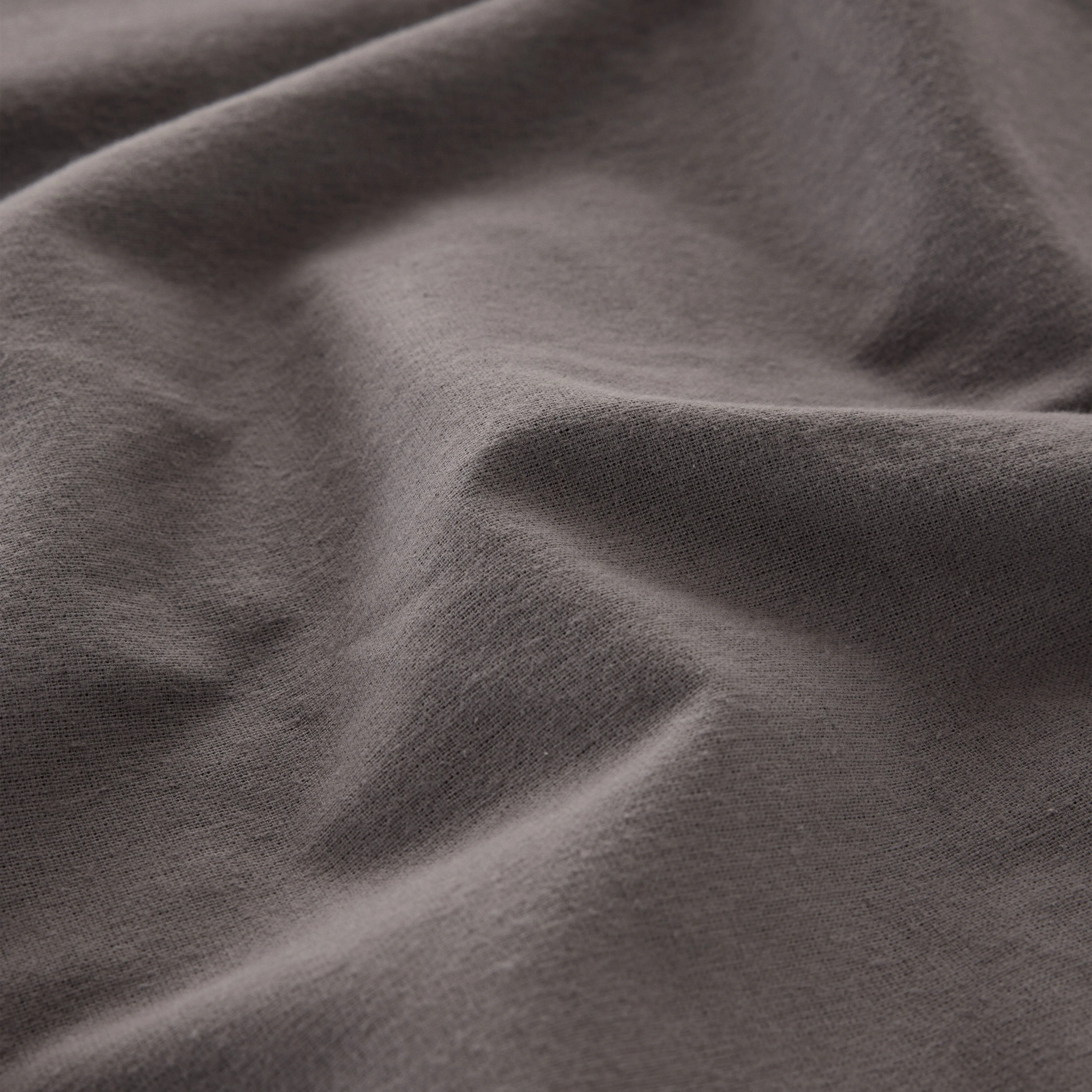 Frankie Flannelette - Charcoal Fitted Sheet