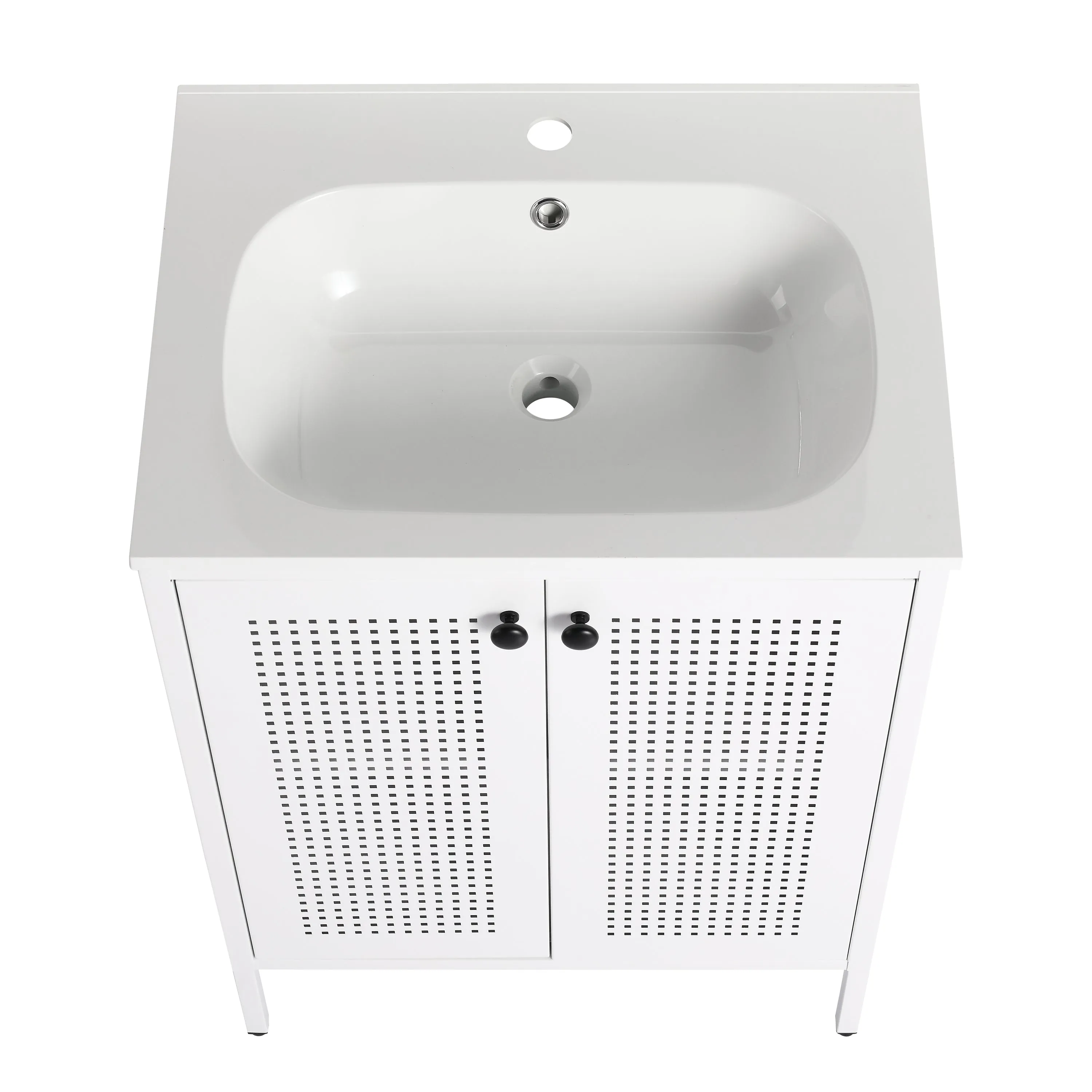 Freestanding Bathroom Vanity With Gel Sink