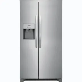 Frigidaire 25.6-cu ft Side-by-Side Refrigerator with Ice Maker (Stainless Steel) FRSS26L3AF