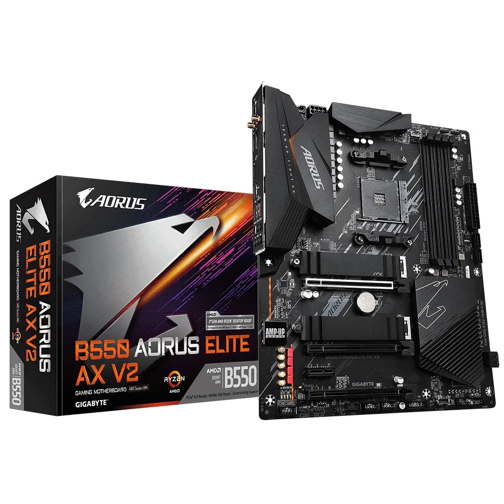 Gigabyte B550 Aorus Elite Ax - 1.0 - Motherboard - Atx - Socket Am4 - Amd B550