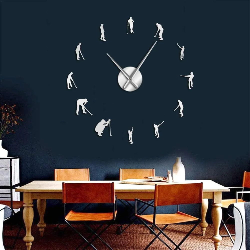 Golf Giant Wall Clock