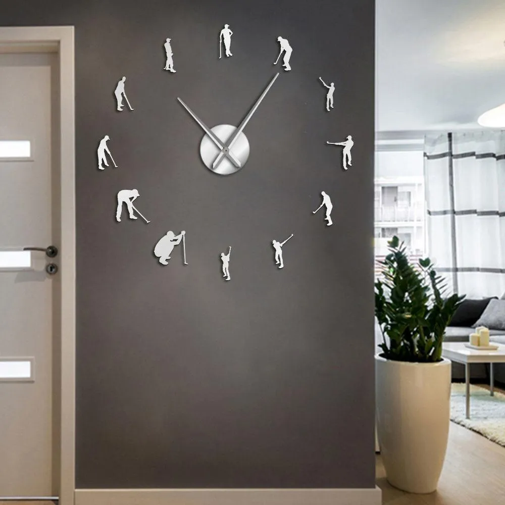 Golf Giant Wall Clock