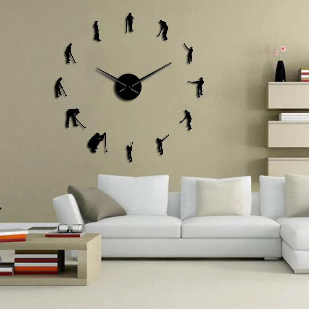 Golf Giant Wall Clock