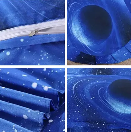 Harajuku Galaxy Bed Sheet Bedding 4 Pieces AD10200