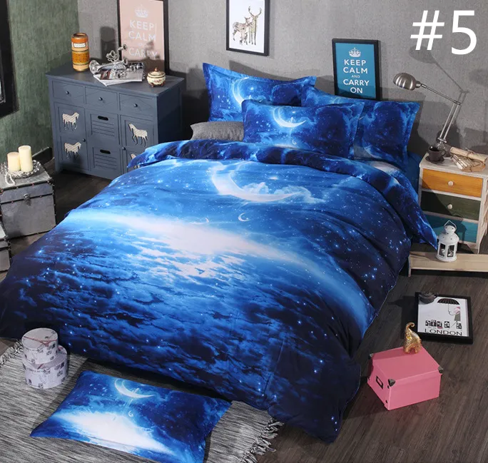 Harajuku Galaxy Bed Sheet Bedding 4 Pieces AD10200