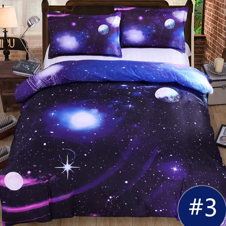 Harajuku Galaxy Bed Sheet Bedding 4 Pieces AD10200