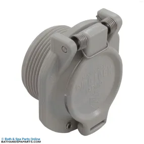 Hayward 1-1/2" MPT Vacuum Lock Wall Fitting [Gray] (W400BLGP)