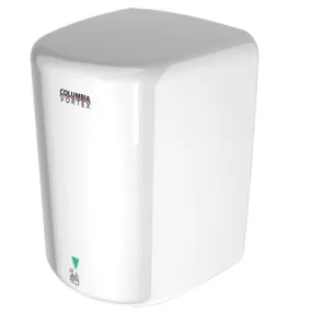 HD-615, COLUMBIA VORTEX (110V/120V) Stamped Steel White Porcelain High Speed Hand Dryer