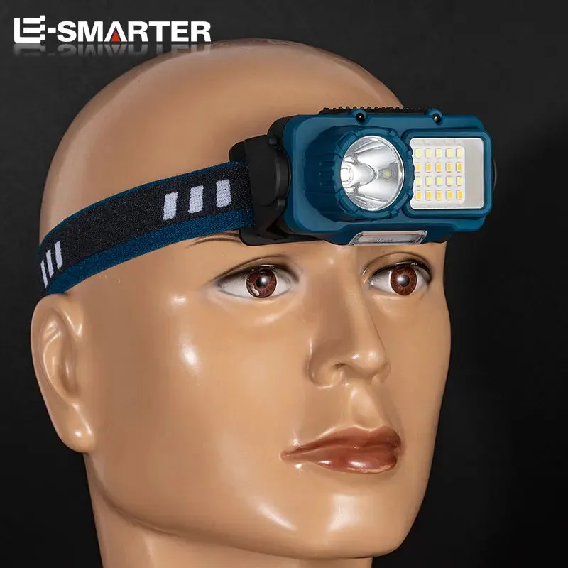 High Power Fishing Headlamp Rechargeable Motion Sensor Headlight Camping Hiking Led Flashlights