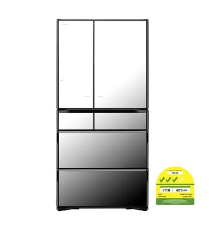 Hitachi RZXC740KS - X / XTN K Series 572L Smart Multi-door Fridge