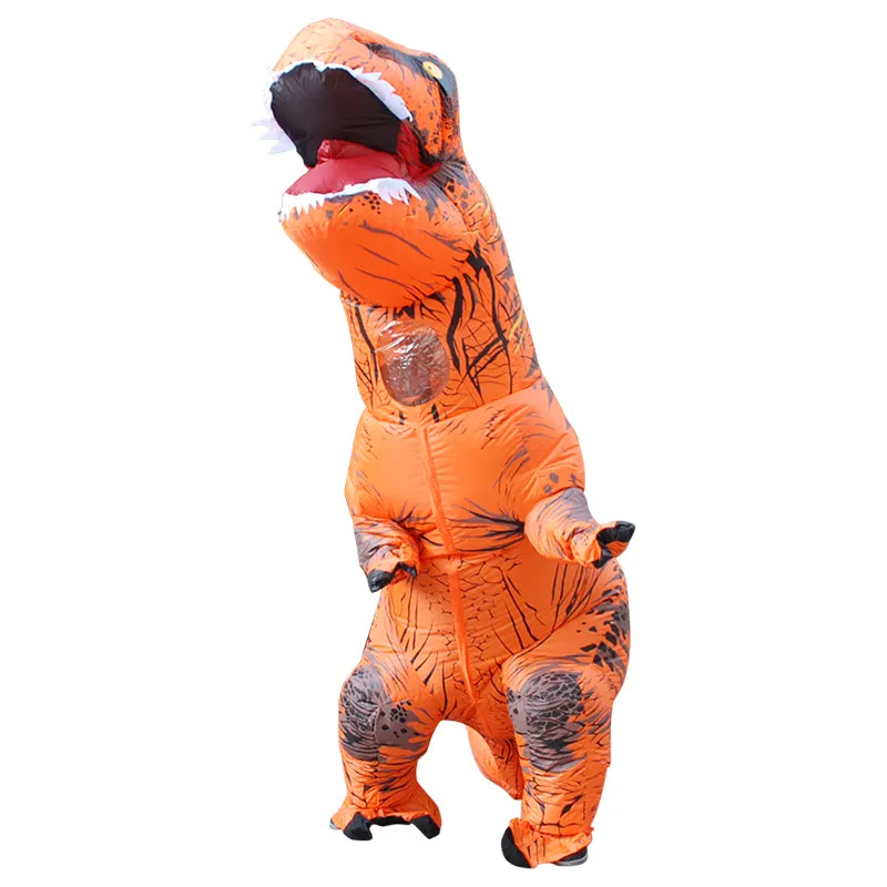 Inflatable T-REX Dinosaur Costume Adult, Full Body Halloween Costumes For Men/Women, Blow up Costumes