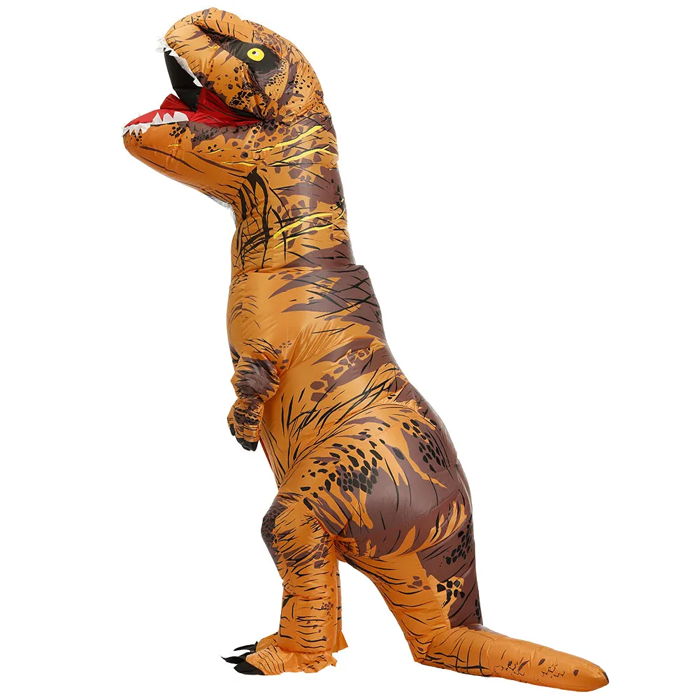 Inflatable T-REX Dinosaur Costume Adult, Full Body Halloween Costumes For Men/Women, Blow up Costumes