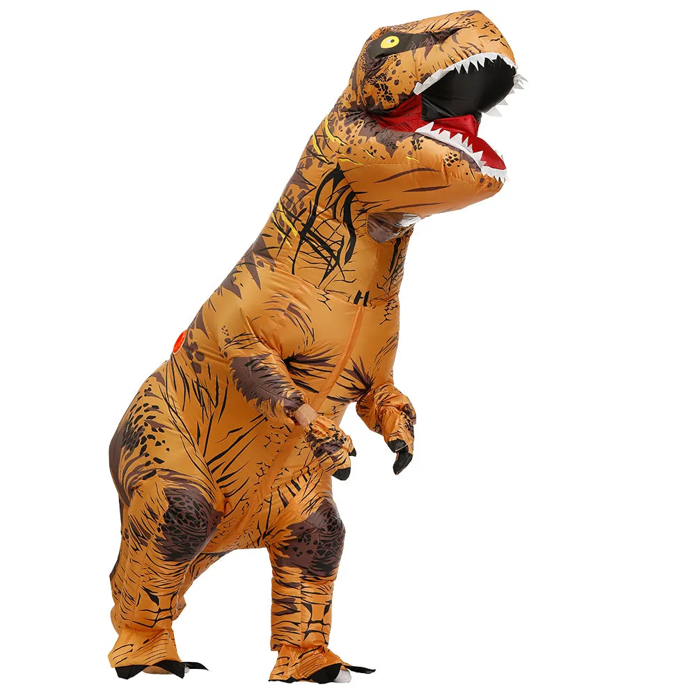 Inflatable T-REX Dinosaur Costume Adult, Full Body Halloween Costumes For Men/Women, Blow up Costumes