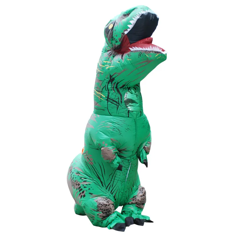 Inflatable T-REX Dinosaur Costume Adult, Full Body Halloween Costumes For Men/Women, Blow up Costumes