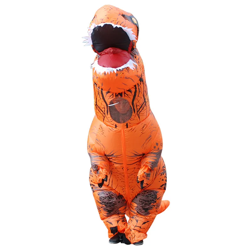 Inflatable T-REX Dinosaur Costume Adult, Full Body Halloween Costumes For Men/Women, Blow up Costumes