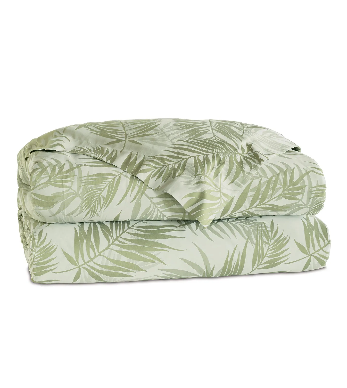 Isola Botanical Jacquard Duvet Cover in Aloe