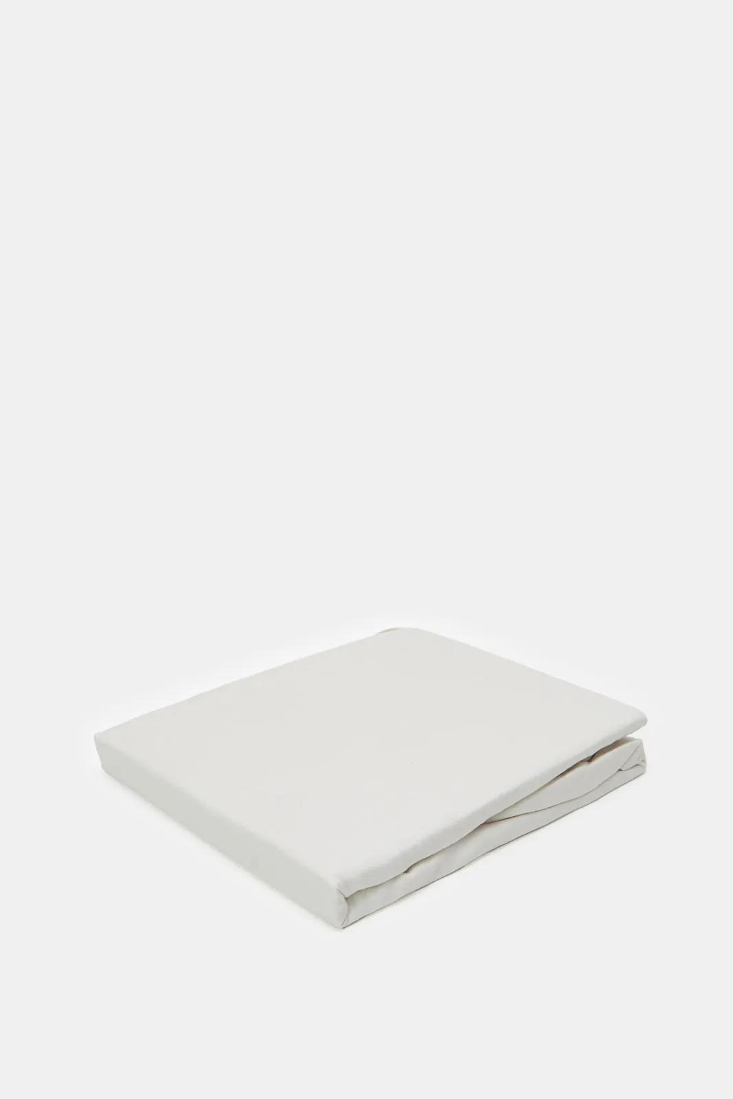 Ivory Cotton Fitted Sheet (Single Size)