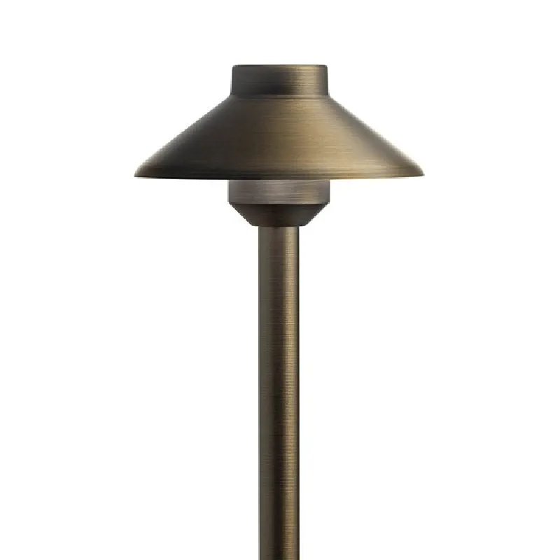 Kichler 15821 6" LED Short Stepped Dome Path Light