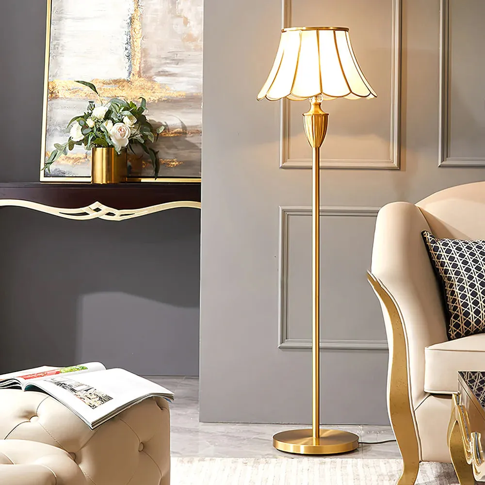 Kristall Brass Floor Lamp