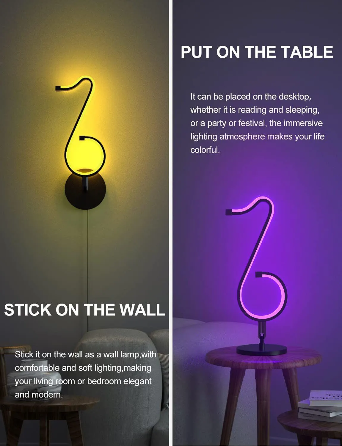 LED SMART MUSICAL NOTE LIGHT