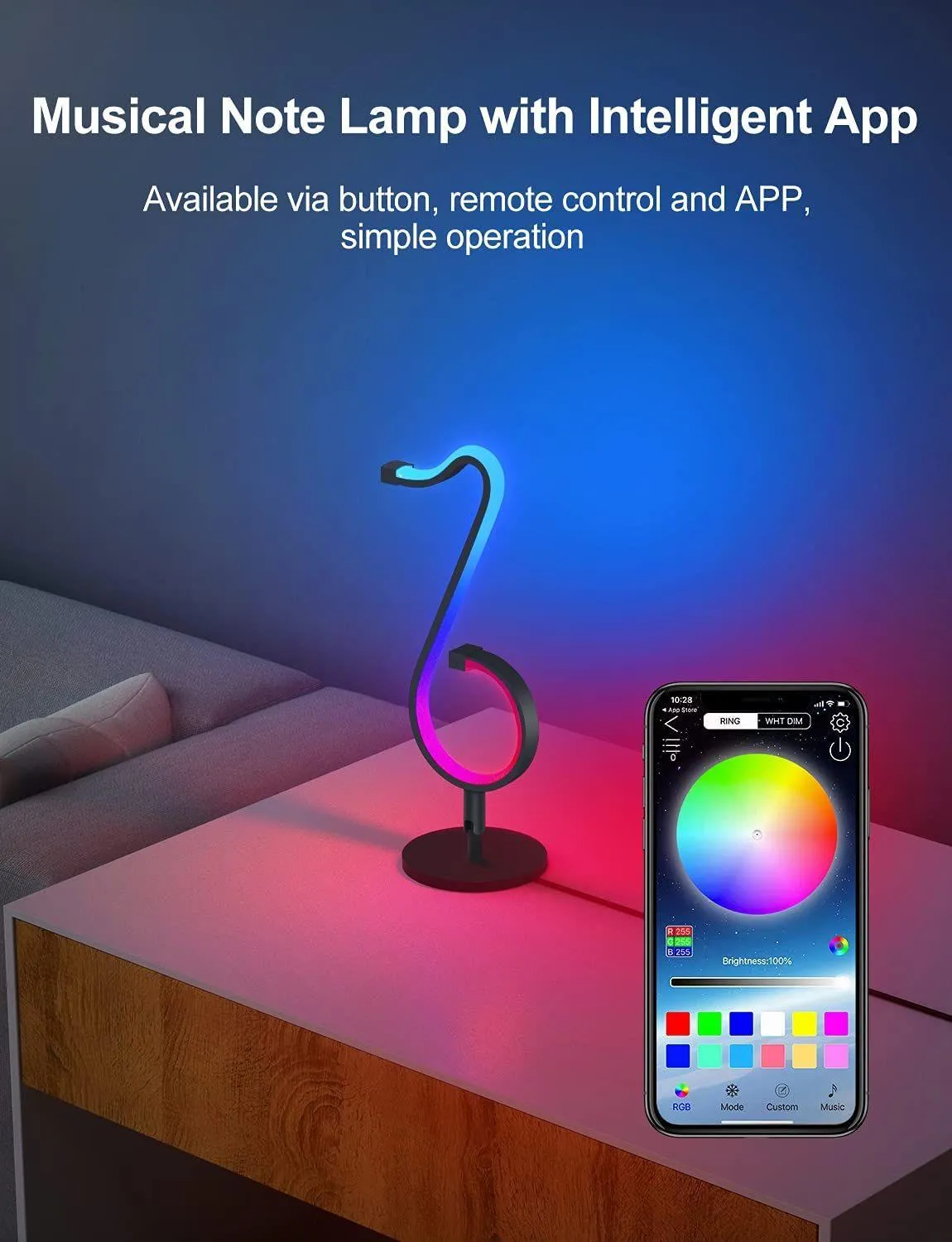 LED SMART MUSICAL NOTE LIGHT