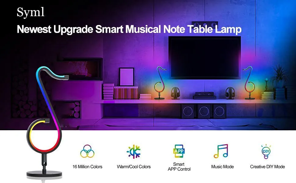 LED SMART MUSICAL NOTE LIGHT