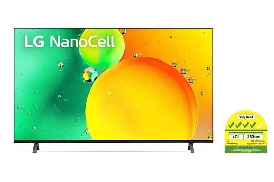 LG 65NANO75SQA.ATC 65" NANO75 4K UHD NANOCELL SMART TV