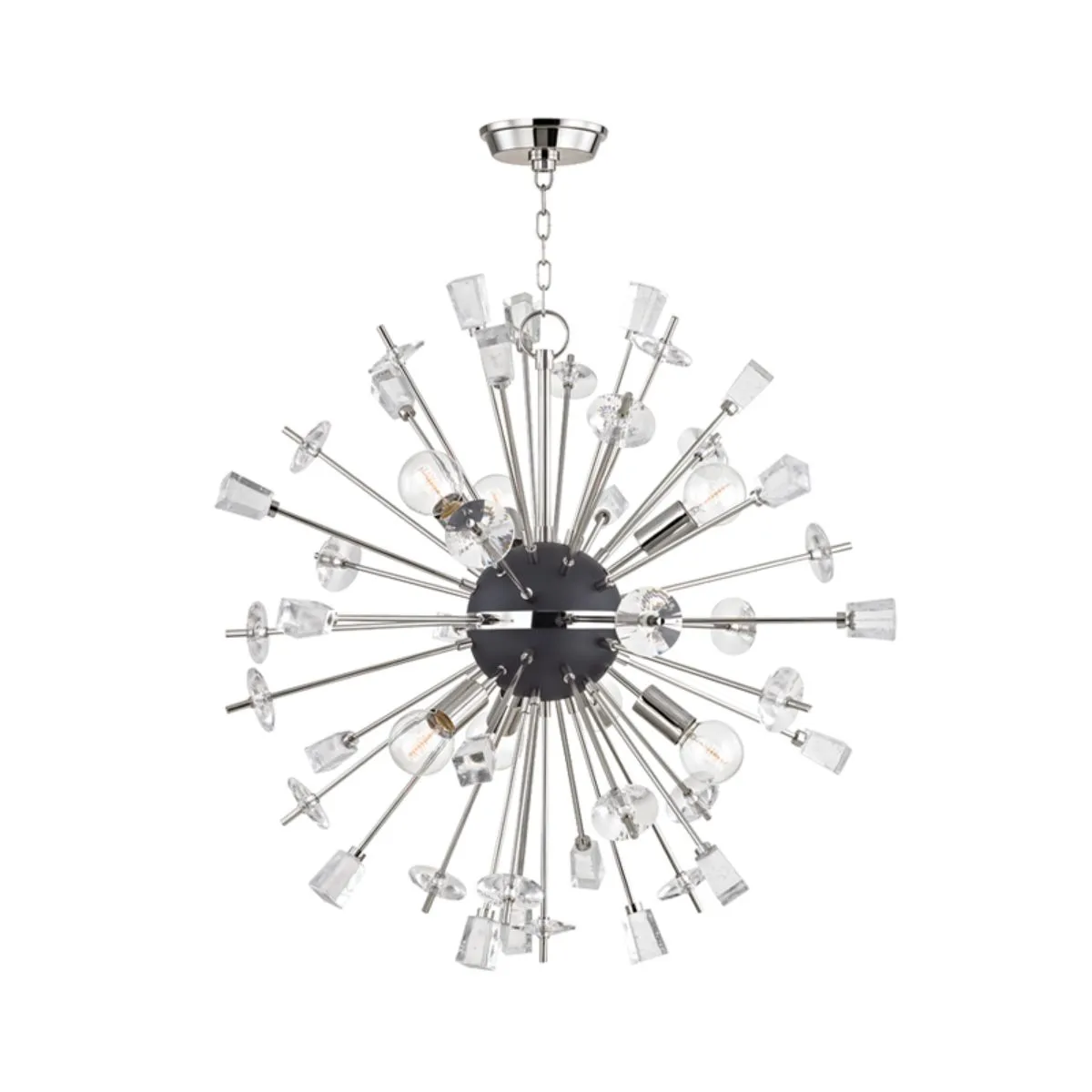 Liberty 6 Lights Chandelier Polished Nickel finish