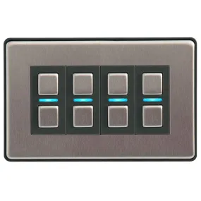 Lightwave L24-SS Smart Dimmer Switch 4 Gang - Stainless Steel