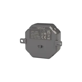 Lightwave LP82 Smart Mini Relay, 500W, On/Off, Open/Stop/Close, Volt-Free - Works with Alexa, Google Assistant, HomeKit, iOS & Android Compatible