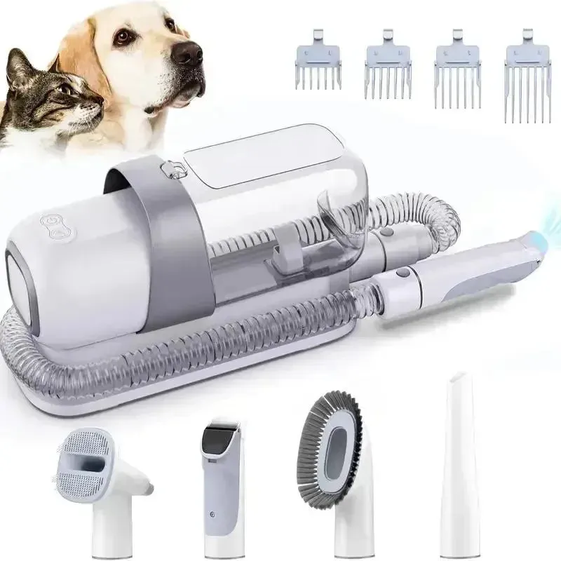 LMVVC Pet Grooming Kit with Vacuum for Dogs & Cats