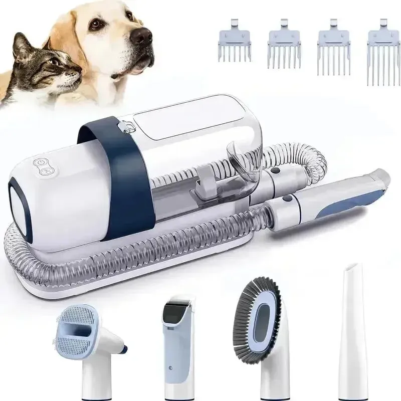 LMVVC Pet Grooming Kit with Vacuum for Dogs & Cats