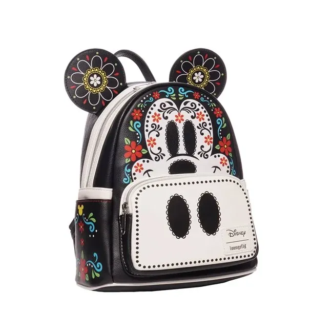 Loungefly Mickey Mouse Dia de los Muertos Sugar Skull Mickey Mini-Backpack [EE Exclusive]