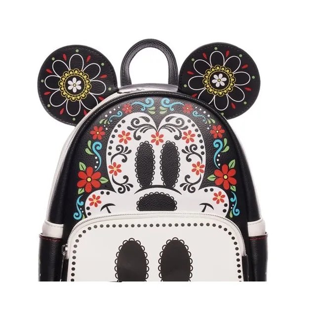 Loungefly Mickey Mouse Dia de los Muertos Sugar Skull Mickey Mini-Backpack [EE Exclusive]