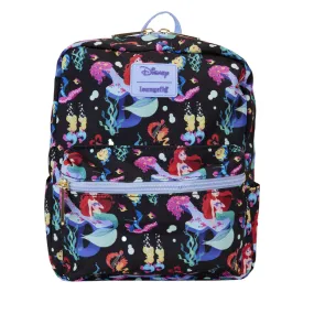 Loungefly The Little Mermaid 35th Anniversary Life Is The Bubbles AOP Mini-Backpack