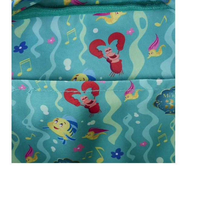 Loungefly The Little Mermaid 35th Anniversary Life Is The Bubbles AOP Mini-Backpack