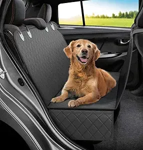 Luxury Car Seat Cover/Hammock For Rear Bench (For Large & Small Dogs), Simple