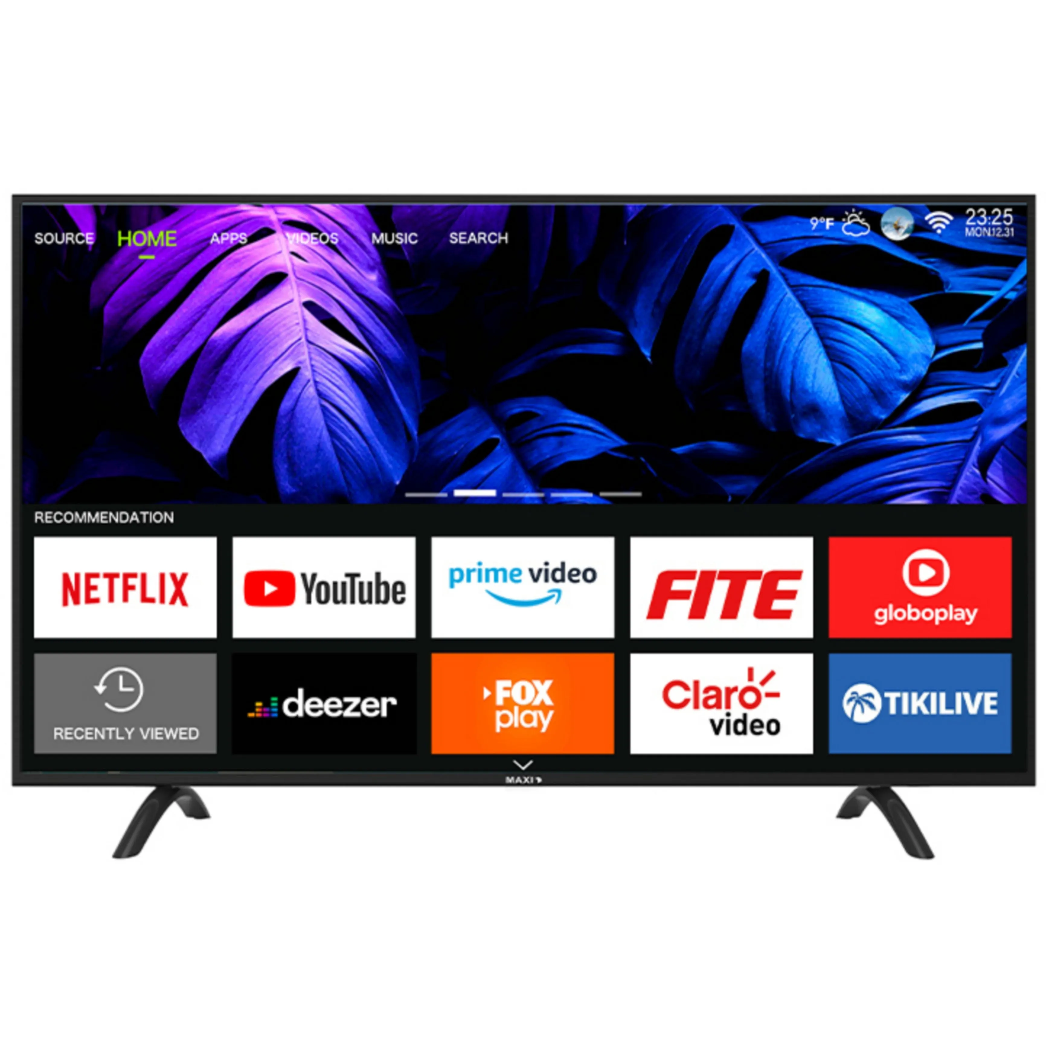 MAXI 55 Inch 55D2010S Smart 4K UHD LED TV (Built-in WiFi, Miracast)   1 Year Warranty - Brand New