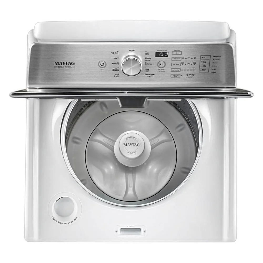 Maytag - 4.7 Cu. Ft. 11 Cycle Top Loading Washer - White