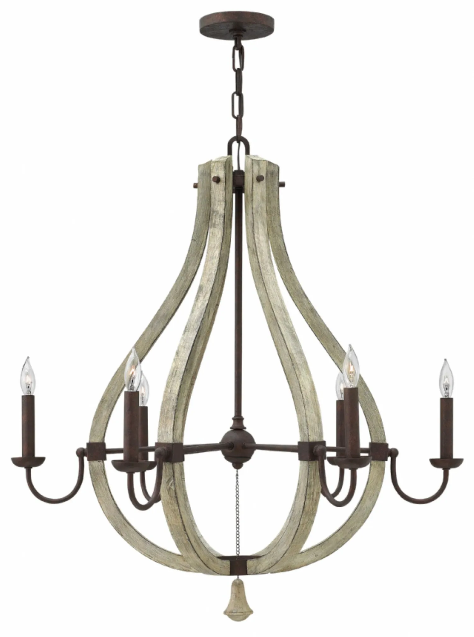 MIDDLEFIELD 6 LIGHT CHANDELIER