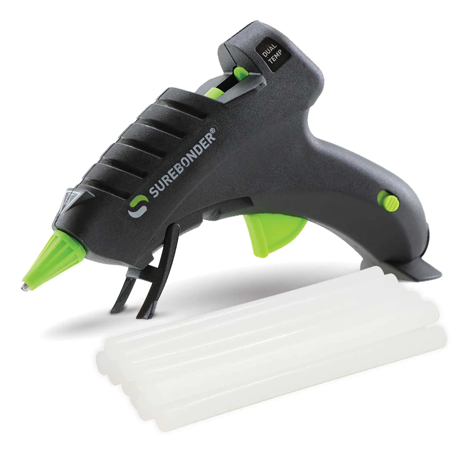 Mini Dual Temperature Hot Glue Gun with 12 Glue Sticks (Plus Series DT-200FKIT)