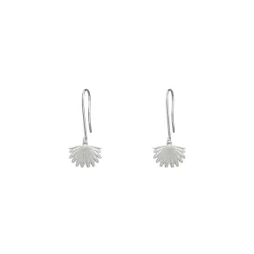 Mini Fan Tail Hook Earrings Sterling Silver | by Boh Runga