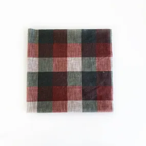 Mini Lovey or Mini Crinkle Blanket - Christmas Plaid