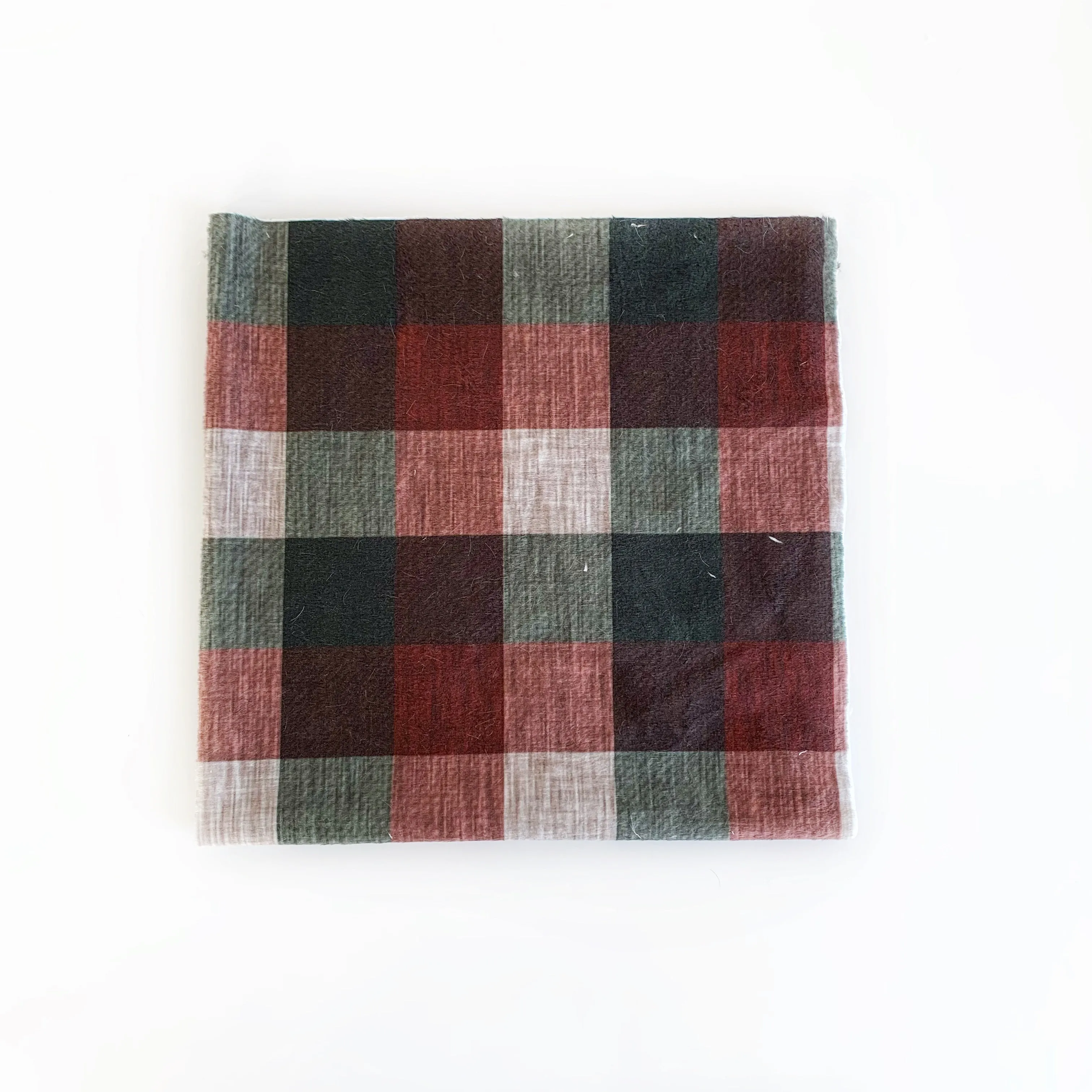 Mini Lovey or Mini Crinkle Blanket - Christmas Plaid