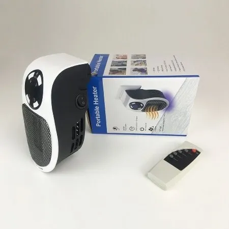 Mini Portable Electric Heater - Programmable & Adjustable Thermostat for Bedroom, Home Office, Personal Use