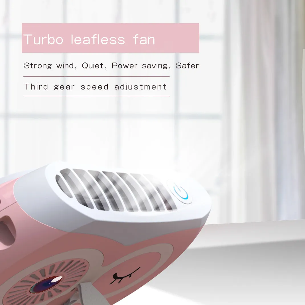 Mini Portable Neck Fan with USB Charging