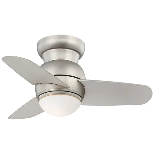 Minka Aire F510L Spacesaver 26" Flush Mount Ceiling Fan with LED Light Kit